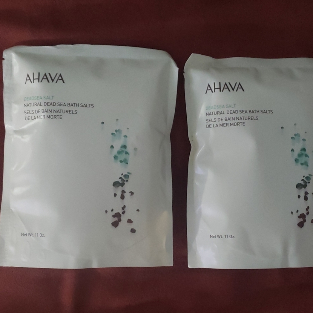 2 AHAVA NATURAL DEADSEA BATH SALT